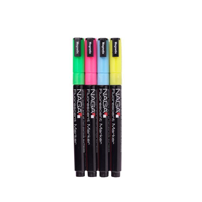 Fluorescent Chalk Marker 4-pack - Wulff Beltton