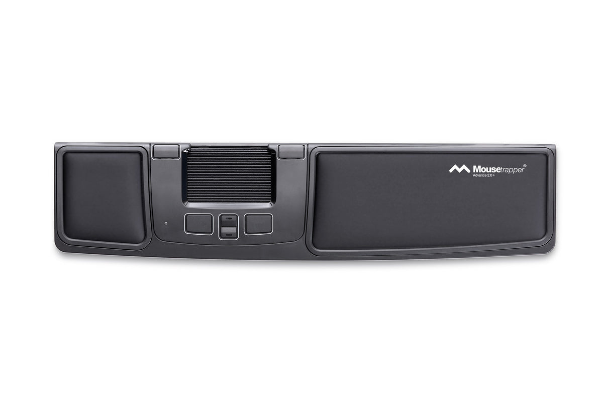 Mousetrapper Advance 2.0+, Ergonomisk Mus med pekematte syntetisk lær