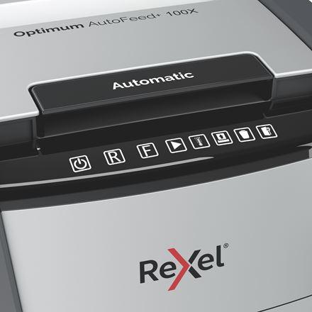 Rexel Optimum AutoFeed+ 100X EU - 4x28 mm P4 - Wulff Beltton