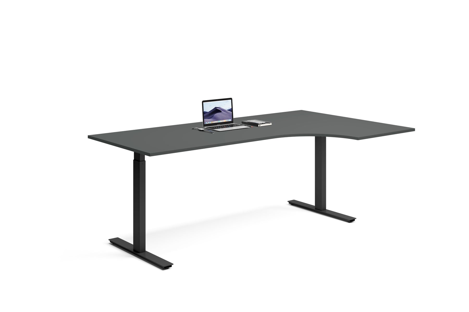 Hjørneskrivebord Høyre 200x120x80cm - Ergofunk Smart