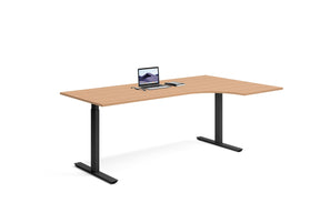 Hjørneskrivebord Høyre 200x120x80cm - Ergofunk Smart