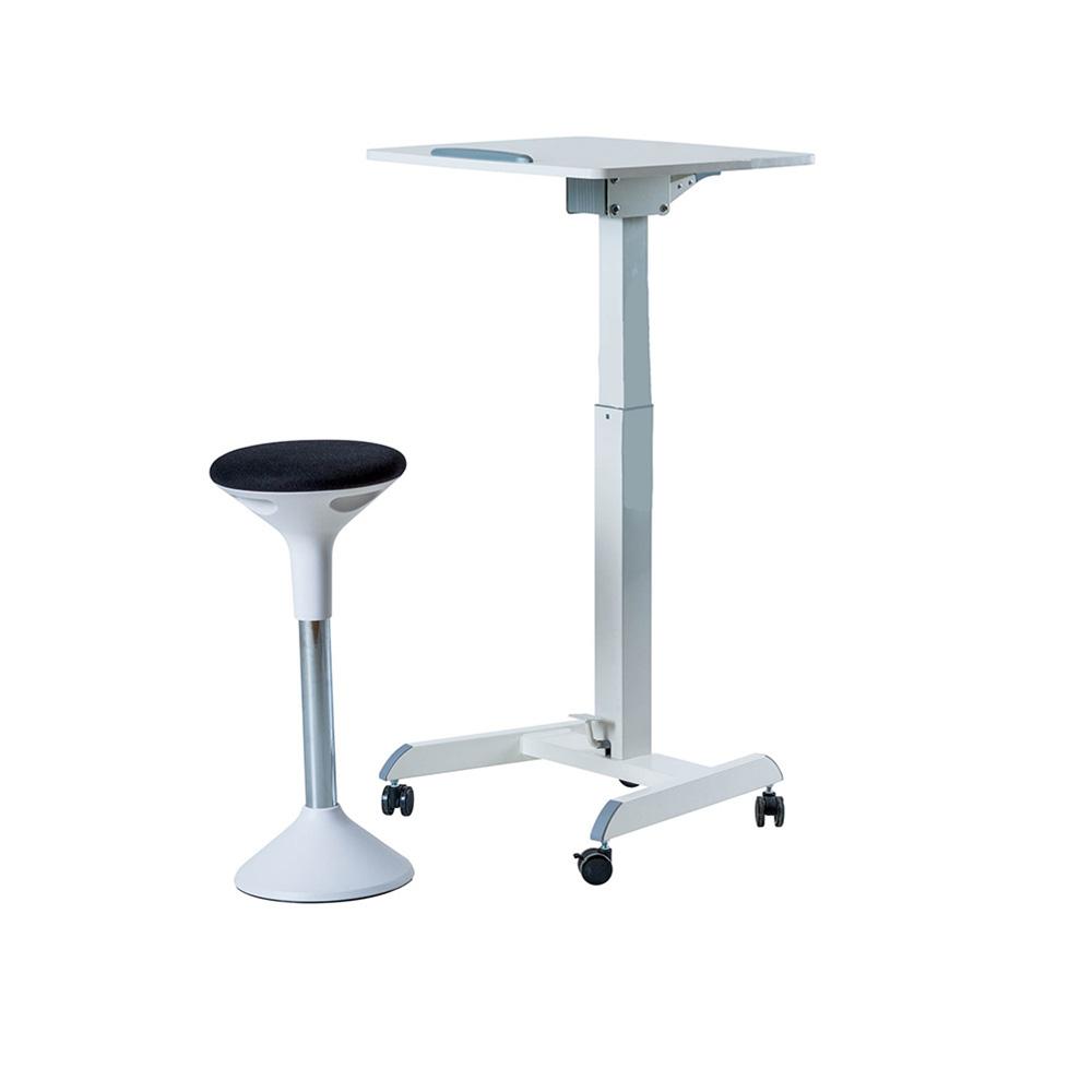 balanspall sun-flex har en matchande design till easy desk pro höj och sänkbart skrivbord