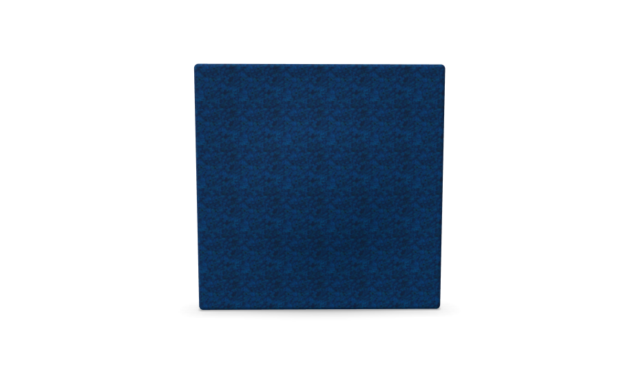 plainpanel väggabsorbent i färg koboltblå